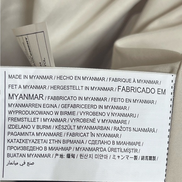 MANGO Ivory Midi Puffer Winter Coat Blanket Wrap around with Belt and Ho… - Picture 15 of 15